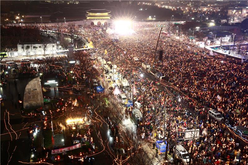 SOUTH KOREA PROTEST AGAINST PRESIDENT