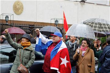 SPAIN FIDEL CASTRO OBIT