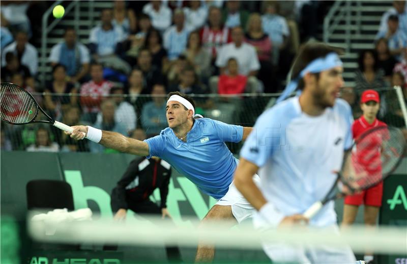 Finale Davis Cupa, parovi: Čilić / Dodig - del Potro / Mayer