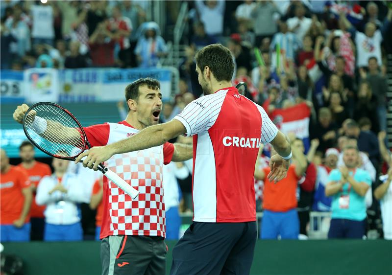 Finale Davis Cupa, parovi: Čilić / Dodig - del Potro / Mayer