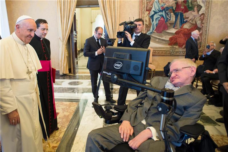 VATICAN POPE FRANCIS STEPHEN HAWKING