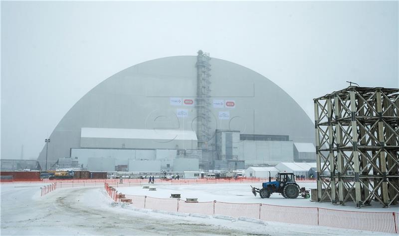 UKRAINE CHERNOBYL NEW SHELTER