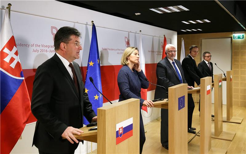 V4 strongly in favour of EU enlargement to W. Balkans