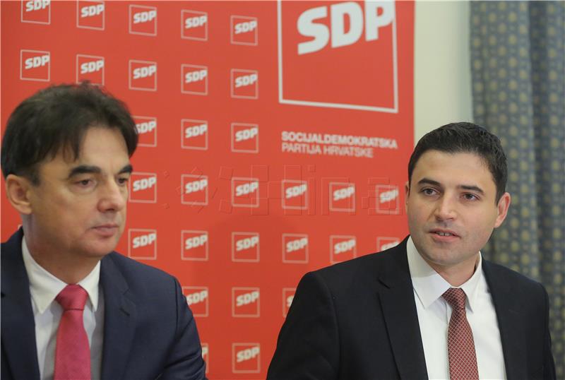 Tiskovna konferencija Kluba zastupnika SDP-a