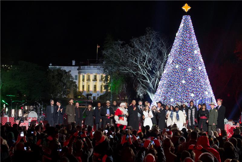 USA NATIONAL CHRISTMAS TREE LIGHTING