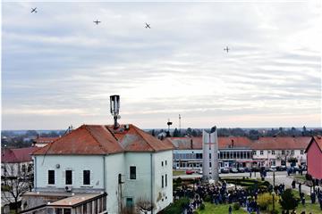 Otok: Obilježena 25. godišnjica pogibije četvorice hrvatskih zrakoplovaca