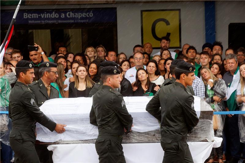 BRAZIL COLOMBIA PLANE CRASH VICTIMS FUNERAL