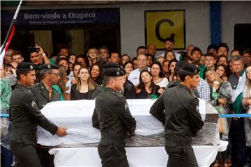 BRAZIL COLOMBIA PLANE CRASH VICTIMS FUNERAL