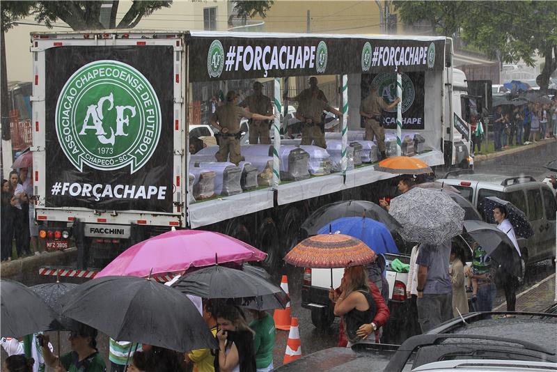 BRAZIL BRAZIL CHAPECOENSE TEAM FUNERAL