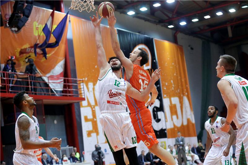 Utakmica košarkaške ABA lige: Cedevita - Union Olimpija