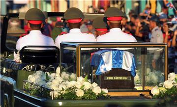 CUBA FIDEL CASTRO FUNERAL