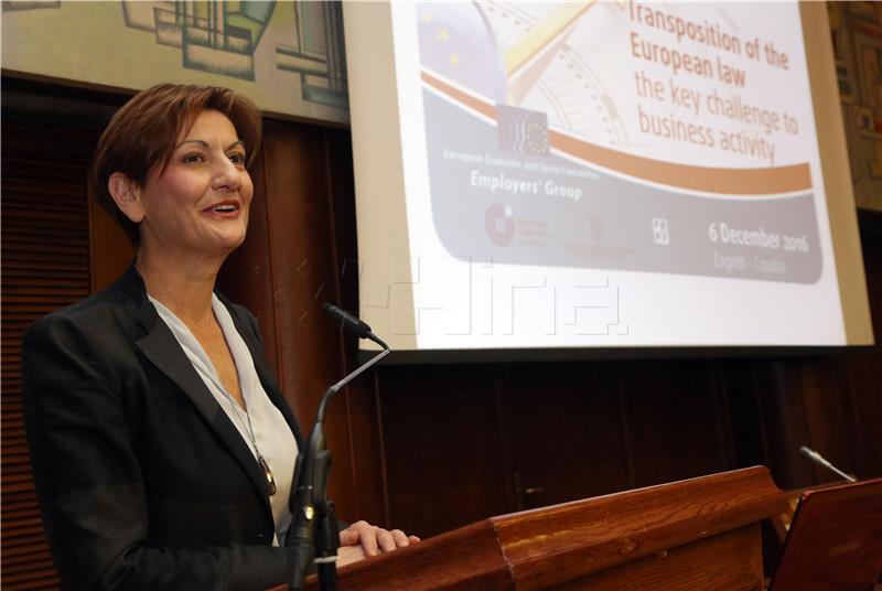 Minister announces simpler regulatory system for Croatian economy