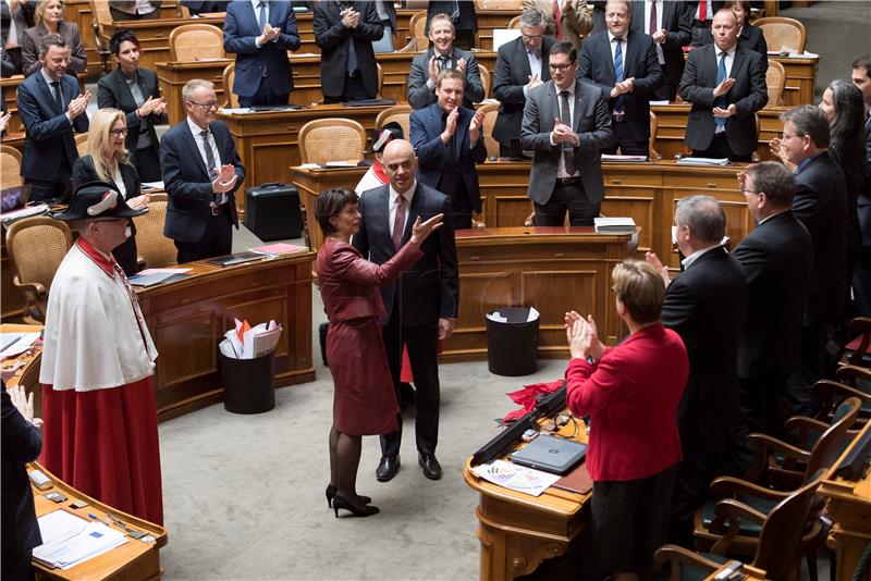 SWITZERLAND PARLIAMENT SESSION PRESIDENT ELECTION