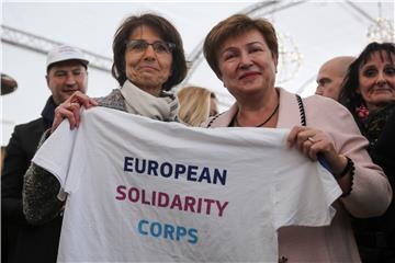 BELGIUM EU COMMISSION LAUNCH OF SOLIDARITY CORPS