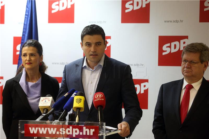 Tiskovna konferencija SDP-a