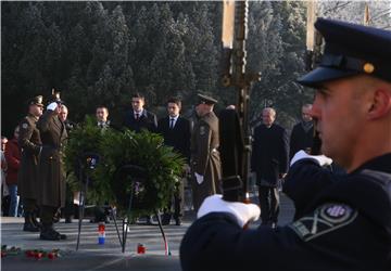 Izaslanstvo Hrvatskog sabora položilo vijenac na Tuđmanov grob