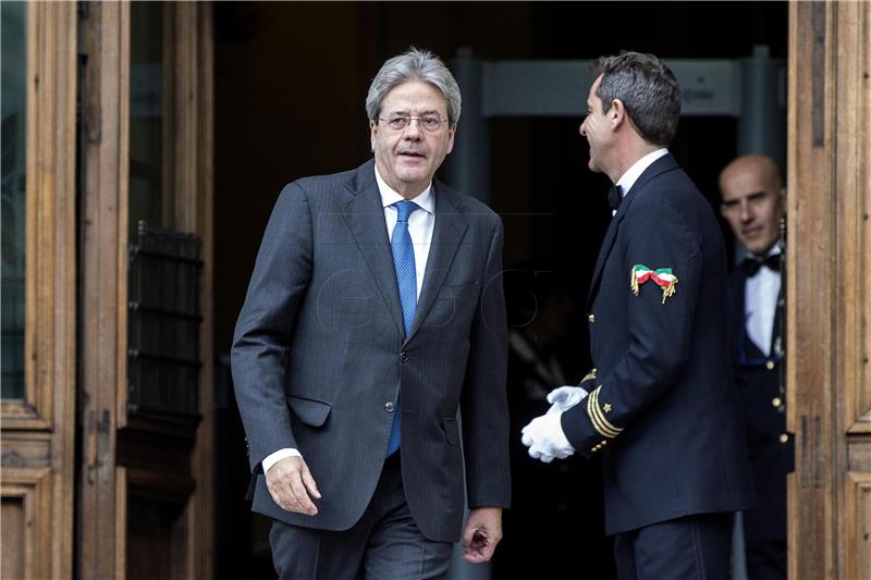 ITALY GOVERNMENT GENTILONI NEW PRIME MINISTER