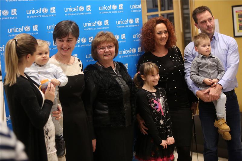 Zagreb: UNICEF proslavio 70. rođendan 