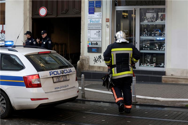 Zagreb: Eksplozija i požar u Praškoj ulici, policija još utvrđuje okolnosti