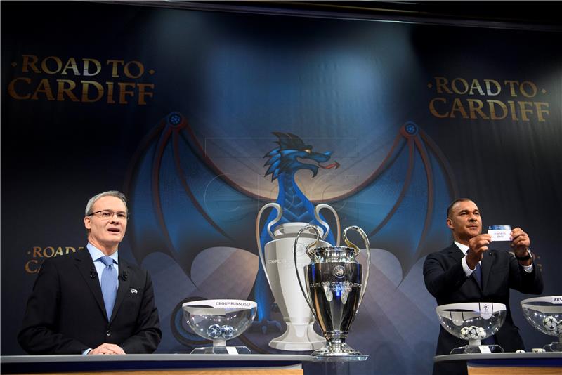 SWITZERLAND SOCCER UEFA CHAMPIONS LEAGUE DRAW