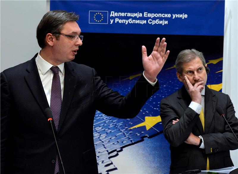 Vučić bojkotira međuvladinu konferenciju, demonstrativno odlazi iz Bruxellesa