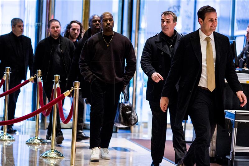 USA KANYE WEST TRUMP TOWER