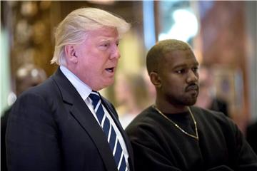 USA KANYE WEST TRUMP TOWER