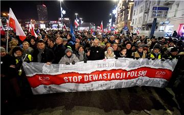 POLAND DEMONSTRATION STOP DEVASTATION OF POLAND