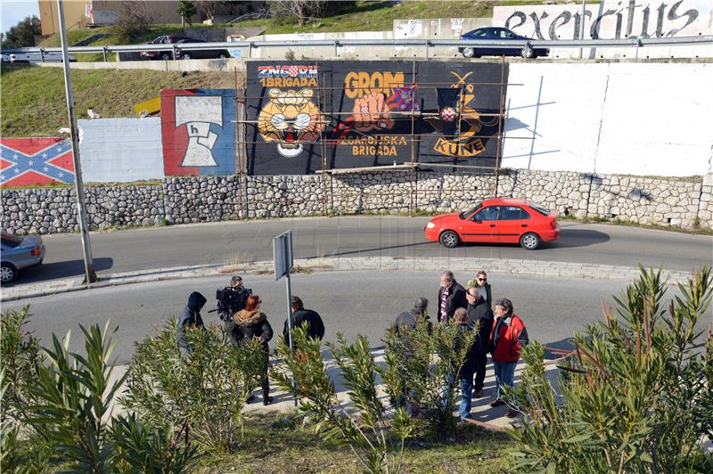 Vlahušić najavio uklanjanje murala gardijskih brigada i kaznenu prijavu protiv Frankovića zbog poticaja "građanskog nemira"