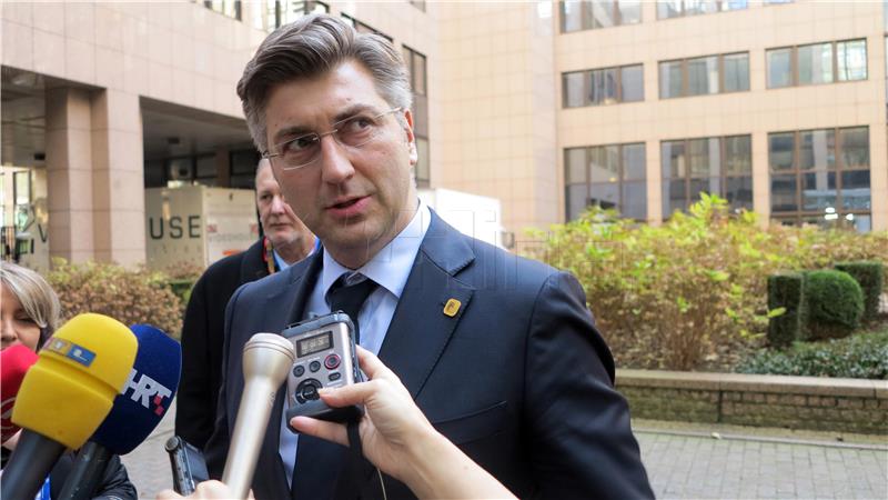 Predsjednika Vlade Plenković u Bruxellesu