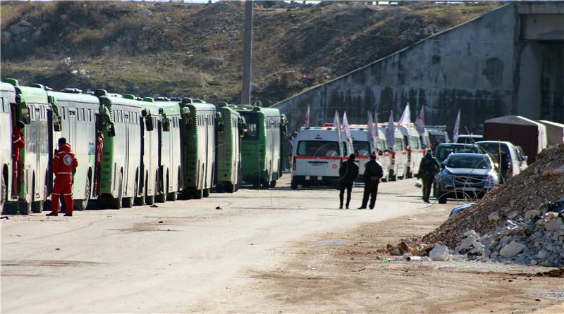 SYRIA UNREST ALEPPO EVACUATION