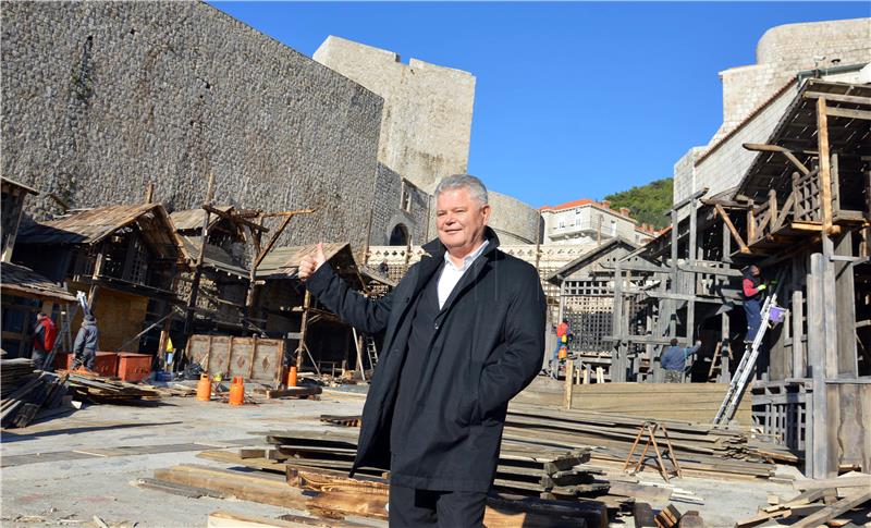 Vlahušić obišao set filma ''Robin Hood: Origins'': Dubrovnik je najveći filmski studio na otvorenom 