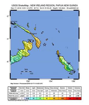 PAPUA NEW GUINEA EARTHQUAKE