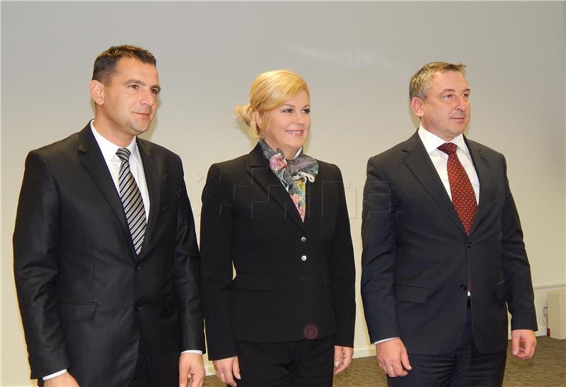 Grabar-Kitarovic attends mini-economic forum for foreign diplomats