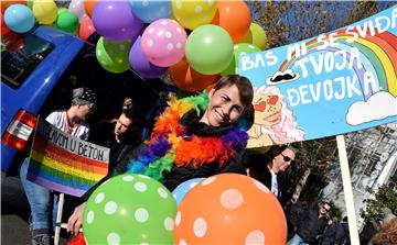 MONTENEGRO PODGORICA GAY PRIDE MARCH