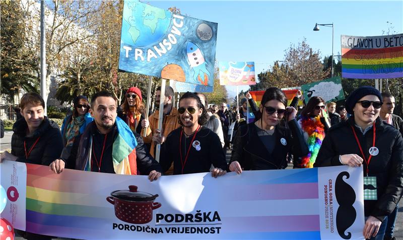 MONTENEGRO PODGORICA GAY PRIDE MARCH