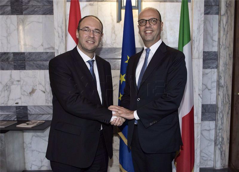 Stier meets with new Italian foreign minister Angelino Alfano