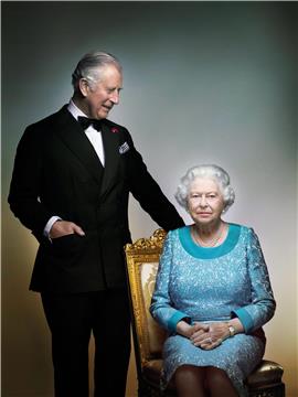 QUEEN PRINCE CHARLES PORTRAIT