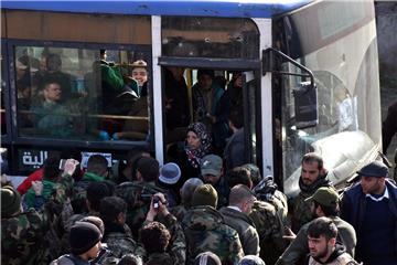 SYRIA UNREST IDLIB EVACUATION