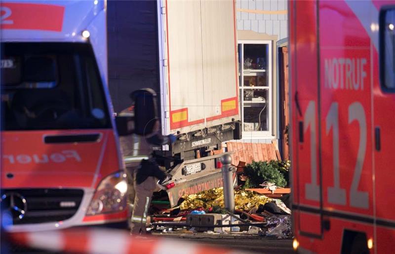 GERMANY BERLIN LORRY CRASHED INTO CHRISTMAS MARKET