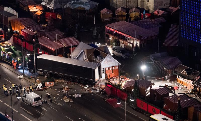 GERMANY BERLIN LORRY CRASHED INTO CHRISTMAS MARKET