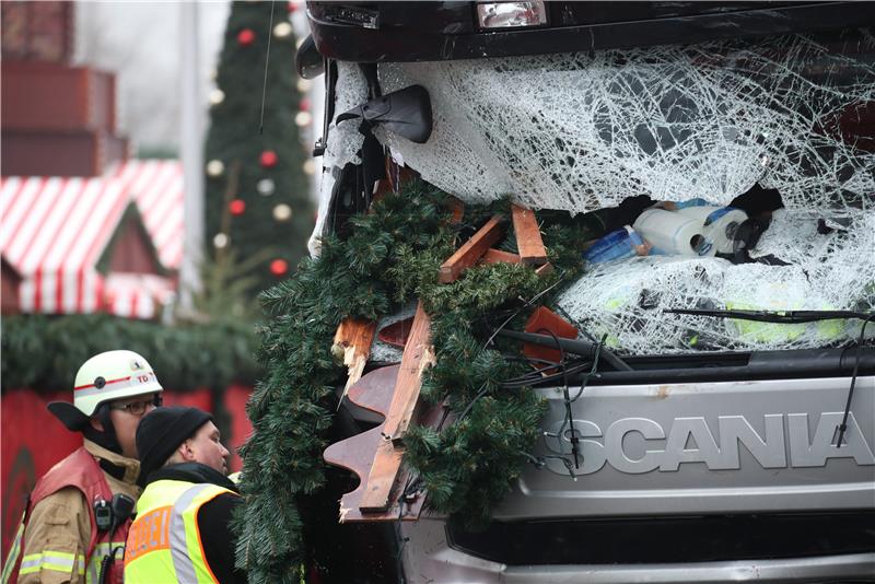 GERMANY BERLIN LORRY CRASHED INTO CHRISTMAS MARKET