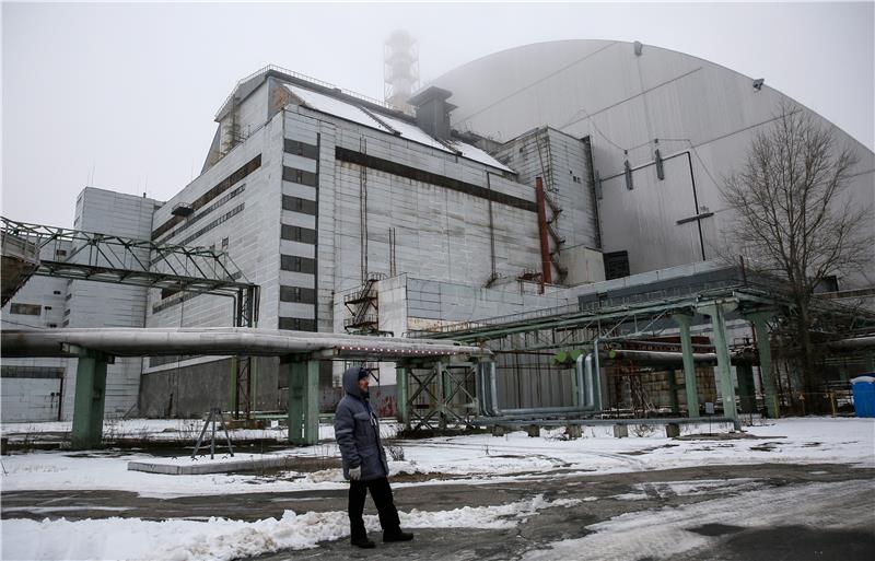 UKRAINE CHERNOBYL NEW SHELTER