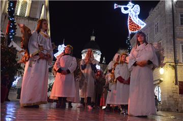 Dubrovnik: Uprizorene 'Žive jaslice' na Stradunu