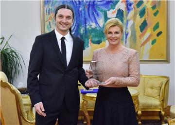 Croatian president receives prestigious award from European Business Angels Network