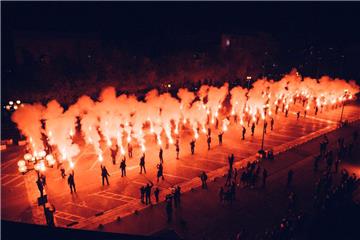 Velikom bakljadom šibenski Funcuti proslavili 950. obljetnicu prvog spomena grada