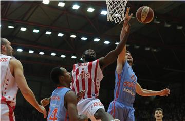 Košarkaška utakmica ABA lige između Cedevite i Crvene zvezde