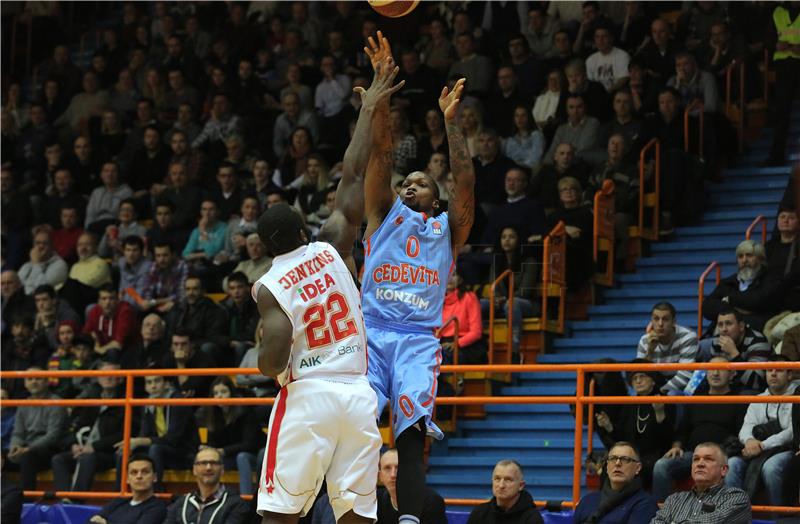 Košarkaška utakmica ABA lige između Cedevite i Crvene zvezde