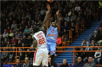 Košarkaška utakmica ABA lige između Cedevite i Crvene zvezde