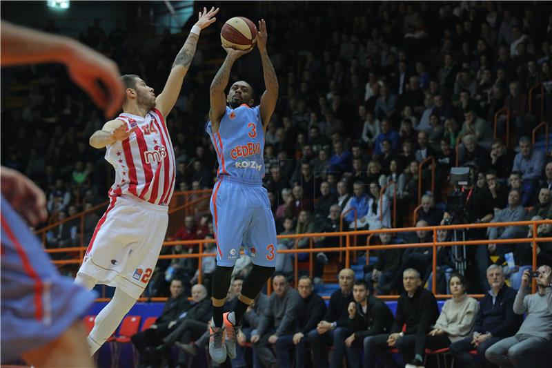 Košarkaška utakmica ABA lige između Cedevite i Crvene zvezde